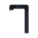 solar house number light with accumulator, indirect IP44