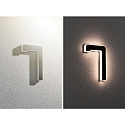 solar house number light with accumulator, indirect IP44