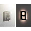Paulmann LED Solar-Hausnummer, IP44, indirekt, 3000K, 20lm, Akku wechselbar, schwarz, Ziffer 8