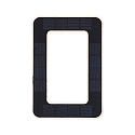 Paulmann LED Solar-Hausnummer, IP44, indirekt, 3000K, 20lm, Akku wechselbar, schwarz, Ziffer 0