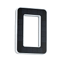 Paulmann LED Solar-Hausnummer, IP44, indirekt, 3000K, 20lm, Akku wechselbar, schwarz, Ziffer 0
