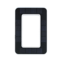 Paulmann LED Solar-Hausnummer, IP44, indirekt, 3000K, 20lm, Akku wechselbar, schwarz, Ziffer 0