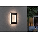 Paulmann LED Solar-Hausnummer, IP44, indirekt, 3000K, 20lm, Akku wechselbar, schwarz, Ziffer 0