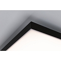 Paulmann LED Panel VELORA RAINBOW DYNAMIC RGBW, 59.5x59.5cm, 31W 2820lm, inkl. FB, Metall, Schwarz