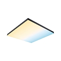 Paulmann LED Panel VELORA RAINBOW DYNAMIC RGBW, 59.5x59.5cm, 31W 2820lm, inkl. FB, Metall, Schwarz