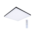 Paulmann LED Panel VELORA RAINBOW DYNAMIC RGBW, 59.5x59.5cm, 31W 2820lm, inkl. FB, Metall, Schwarz