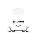 Paulmann recessed luminaire VARIFIT VENULA EDGE IP44, white dimmable 6W 500 | 750lm 4000K CRI >80