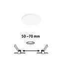 Paulmann recessed luminaire VARIFIT VENULA EDGE IP44, white dimmable 6W 500 | 750lm 4000K CRI >80