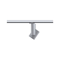 Paulmann ProRail3 LED Schienenstrahler ZEUZ, 230V, neutralwei�, CRi >90, TRIAC dimmbar, 33W 4000K 15�, Silber