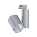 Paulmann ProRail3 LED Schienenstrahler ZEUZ, 230V, neutralwei�, CRi >90, TRIAC dimmbar, 33W 4000K 15�, Silber