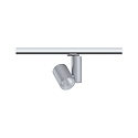 Paulmann track spot PRORAIL3 ZEUZ LED adjustable IP20, silver dimmable