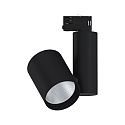 Paulmann track spot PRORAIL3 ZEUZ LED adjustable IP20, black dimmable