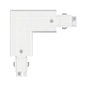 Paulmann Zubeh�r f�r ProRail3 3-Phasen-Stromschiene - L-Verbinder, Erde au�en, 230V, Metall / Kunststoff, Wei�