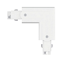 Paulmann Zubeh�r f�r ProRail3 3-Phasen-Stromschiene - L-Verbinder, Erde innen, 230V, Metall / Kunststoff, Wei�