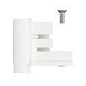 Paulmann Zubeh�r f�r ProRail3 3-Phasen-Stromschiene - Endkappe (1 Stk.), Kunststoff, Wei�