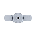 Paulmann Zubeh�r f�r ProRail3 3-Phasen-Stromschiene - Universal-Pendeladapter, 230V, max. 1150W, Metall / Kunststoff, Silber