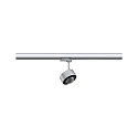 Paulmann 3-phase spot PRORAIL3 LED IP20, black, silver dimmable