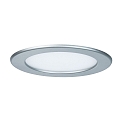 Paulmann LED Recessed luminaire QUALITY PREMIUM PANEL LED, round, IP44, 1x12W, 2700K, 230V, 170mm, chrome matt