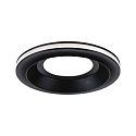 LED Einbauleuchte SORMUS, 100�, Einzelspot, rund, 6,5W, 3000K, 560lm, IP65, schwarz matt