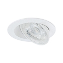 Paulmann spot AUMUS round, set of 1 IP20, white matt dimmable