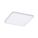 Paulmann LED Einbau-Panel VELUNA VariFit IP44, Eckig, Kunststoff satin, 12.5 x 12.5cm, 8.5W 3000K 750lm