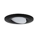 Paulmann LED Einbauleuchte CALLA, 1x6W, 4000K, 500lm, IP65, rund, schwenkbar, schwarz matt