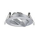 3er-Set Einbauleuchte CHOOSE, schwenkbar, IP23, 230V, max. 3x 10W �5.1cm, Alu gedreht