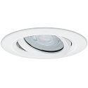 Paulmann Recessed luminaire LED Nova, IP65, round, 7W, GU10, set of 3 swiveling