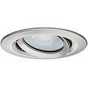 Paulmann Paulmann Recessed luminaire LED Nova, IP65, round, 7W, GU10, set of 3 swiveling, iron