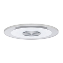Paulmann Paulmann Recessed luminaire LED Whirl, round, 5,5W, aluminum satined, set of 3 dimmable