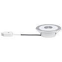 Paulmann Paulmann Recessed luminaire LED Whirl, round, 5,5W, aluminum satined, set of 3 dimmable
