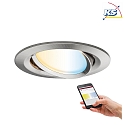 Paulmann recessed luminaire NOVA PLUS COIN TW LED round, swivelling, tunable white, ZigBee controllable IP23