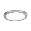 LED Recessed Panel AERO VariFit, round, IP44, � 23cm, 18W 3000K, chrome matt