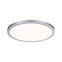 LED Recessed Panel AERO VariFit, round, IP44, � 17.5cm, 15W 3000K, chrome matt