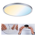 LED Einbau-Panel AREO VariFit ZigBee TW, IP44/20, rund, �23cm, 18W 3000-6500K (Tunable White) 1400lm, dimmbar, chrom matt
