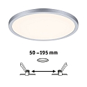 LED Einbau-Panel AREO VariFit ZigBee TW, IP44/20, rund, �23cm, 18W 3000-6500K (Tunable White) 1400lm, dimmbar, chrom matt