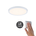 Paulmann LED Recessed Panel AERO VariFit DIM, round, IP44, � 17.5cm, 15W 3000K, 3-step dimmable, white