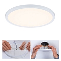 Paulmann LED Recessed Panel AERO VariFit DIM, round, IP44, � 23cm, 18W 3000K, 3-step dimmable, white