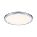 LED Recessed Panel AERO VariFit DIM, round, IP44, � 17.5cm, 15W 3000K, 3-step dimmable, chrome matt