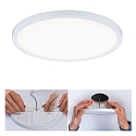 Paulmann LED Recessed Panel AERO VariFit DIM, round, IP44, � 23cm, 18W 4000K, 3-step dimmable, white
