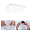 LED Recessed Panel AERO VariFit DIM, square, IP44, 17.5cm, 15W 4000K, 3-step dimmable, white