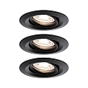 recessed luminaire NOVA MINI COIN set of 3 IP23, 4W 310lm 2700K 38� 38� CRI >80