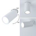 Paulmann LED Deckeneinbauleuchte TURNAL COIN, 6W, 2700K, dimmbar, wei� matt