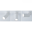 ceiling luminaire TURNAL COIN, white matt dimmable