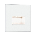 LED Wandeinbauleuchte EDGE, eckig, 1,2W, 2700K, 50lm, wei�