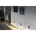 Paulmann LED Wandeinbauleuchte EDGE, eckig, 1,2W, 2700K, 50lm, schwarz
