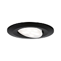 Paulmann recessed luminaire CALLA swivelling, set of 3 IP65, black matt dimmable 5W 430 | 550lm 3000K 100� 100� CRI >80
