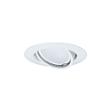 Paulmann 3er-Set Einbauleuchten-Set BASE COIN, IP20, � 9cm, 230V, inkl. LED Modul 5W 3000K 370lm 100�, On-Off, schwenkbar, wei�