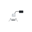 Paulmann LED Einbauleuchten-Set NOVA COIN, IP23, rund, � 8.4cm, starr, 230V, inkl. Modul 6.5W 2700K 460lm 100�, Wei� matt