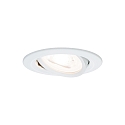 Paulmann 3er-Set LED Einbauleuchten-Set NOVA, IP23, rund, schwenkbar, inkl. GU10 6.5W 2700K 460lm 38�, 3step dimmbar, Wei� matt